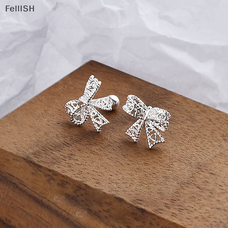 1 Đôi Bông Tai Hình Nơ Xoắn Ốc Thời Trang Dành Cho Nữ 439br