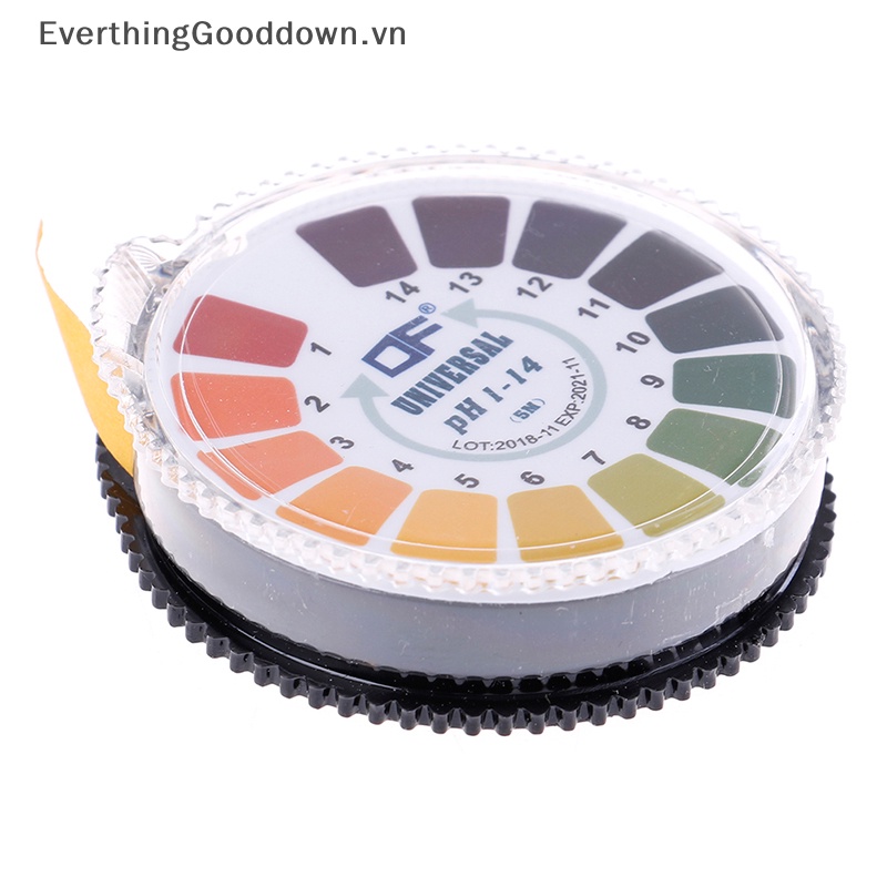Everthinggooddown Dải Thử Nghiệm Kiểm Tra Nồng Độ ph 1-14 1 Cuộn / 5m