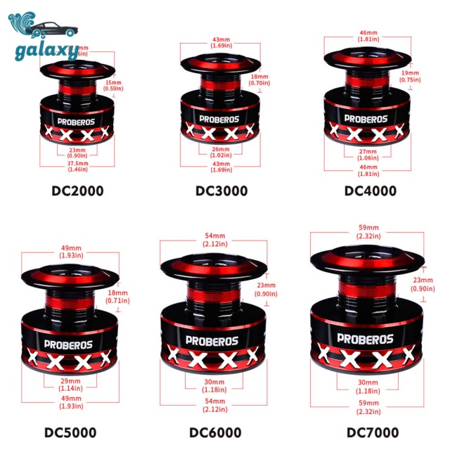 Galaxy Máy Câu Cá 5.0: 1 4.7: 1 3bb Ds2000-7000 Series Chất Lượng Cao