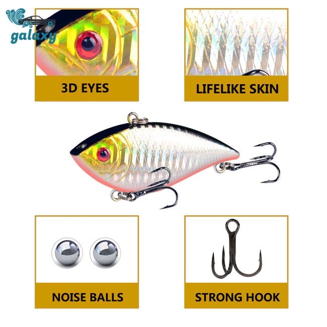 Galaxy 5 Mồi Câu Cá Giả Dài 7cm 11g Bằng Nhựa Cứng