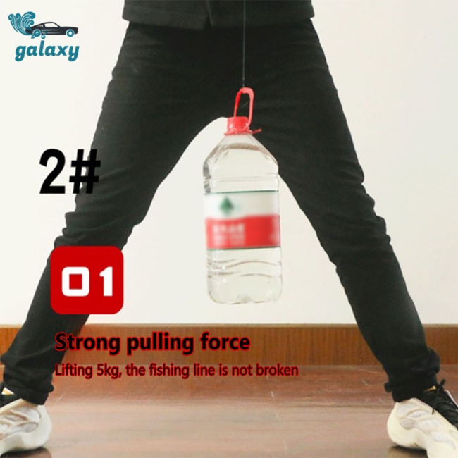 Galaxy Cuộn Dây Câu Cá Chuyên Dụng 100m 0.8-12# Cuộn Dây Nylon Mềm Siêu Bền Dùng Làm Trang Sức Diy