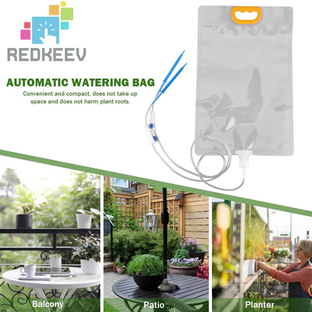 1 / 2 / 4 Túi Nước Tự Động Cho Chậu Cây 3.5L