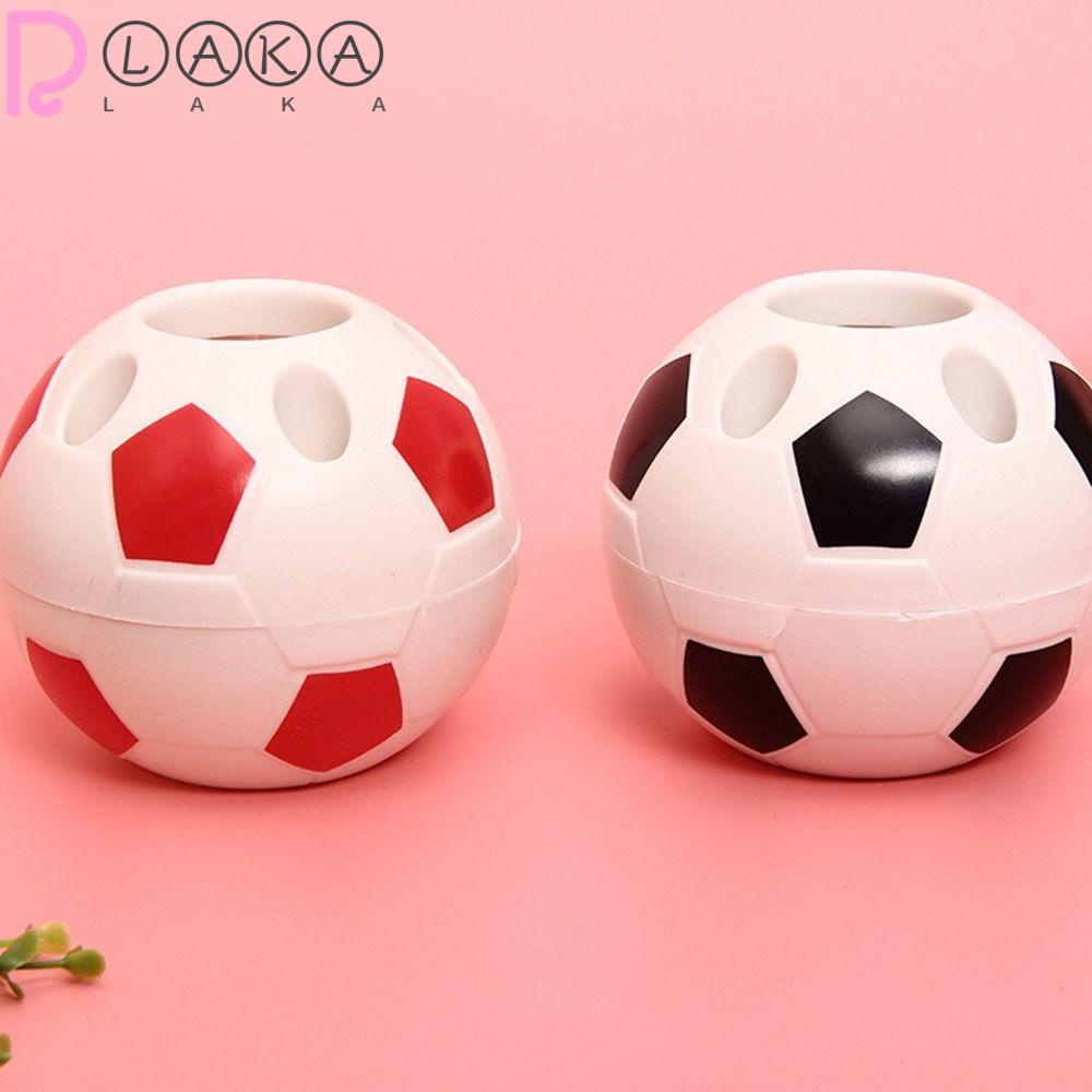 LAKAMIER Ống Đựng Bút Hình Quả Bóng Đá Hoạt Hình Để Bàn Trang Trí Nhà Cửa