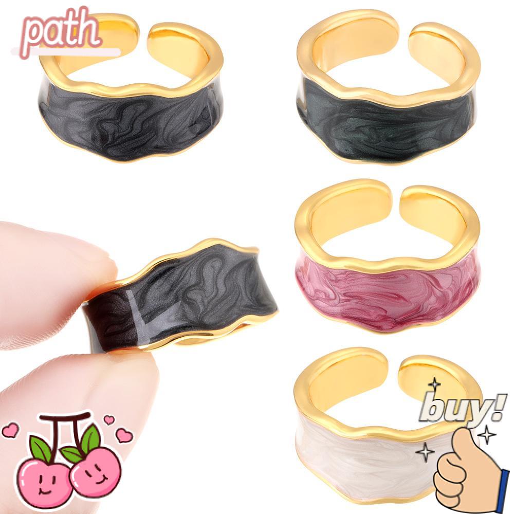 PATH Nhẫn Hở Handmade Có Thể Điều Chỉnh Kích Thước Thời Trang