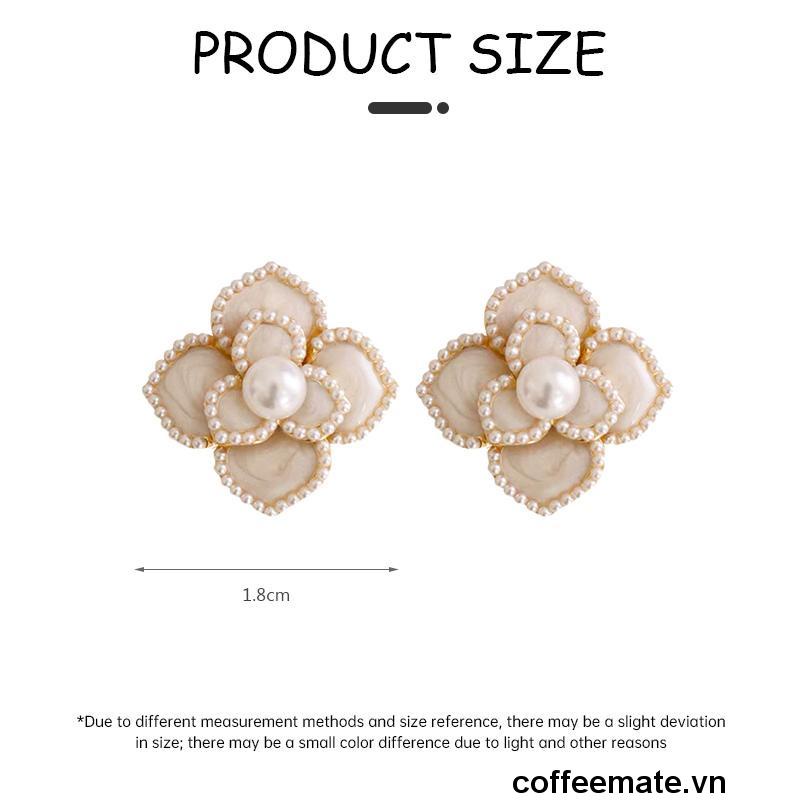 ⚡Khuyên Tai Đính Hạt Ngọc Trai Phong Cách Hàn Quốc Cổ Điển Mẫu Mới Dành Cho Bạn Nữ