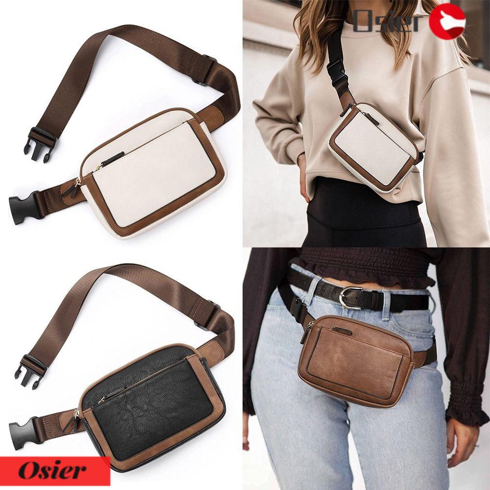 1 Túi Đeo Hông Cỡ Nhỏ Bằng Da PU Tùy Chỉnh Thời Trang Sang Trọng Cho Nữ