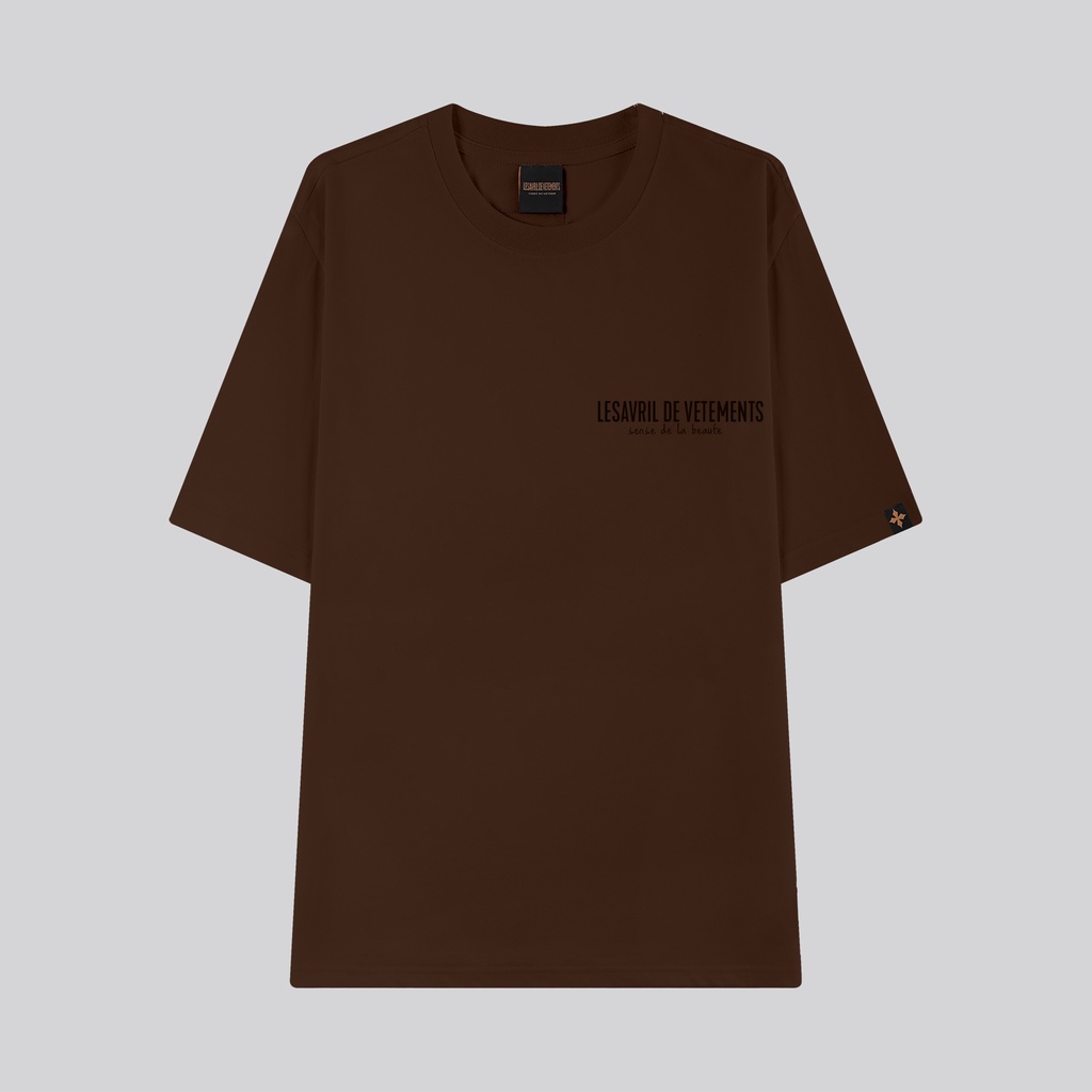 Áo thun Lesavril de Vetements SDLB - Brown