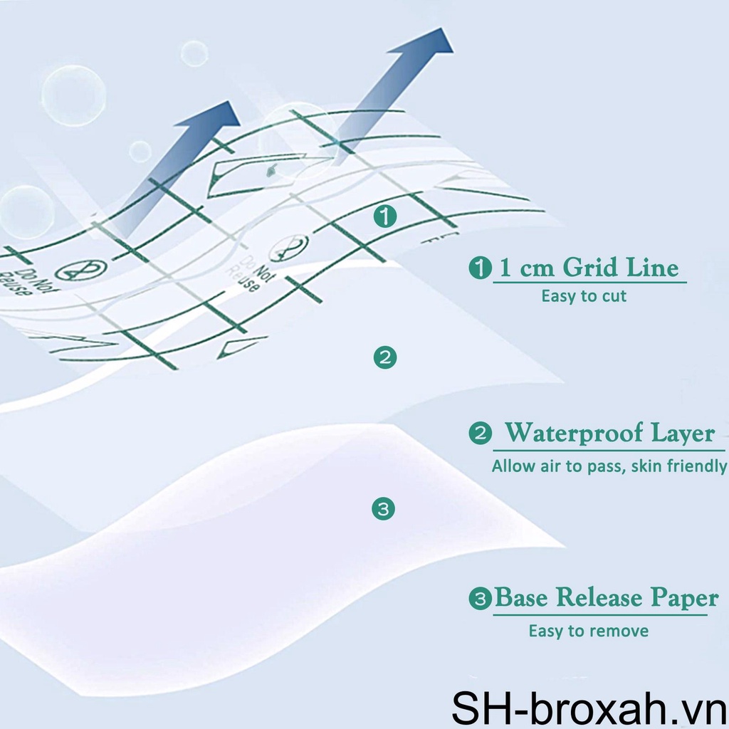 Miếng Dán Chống Trượt Chống Nước Tự Dính Trong Suốt Dùng Sửa Chữa Đồ Dùng Trong Nhà / Ngoài Trời
