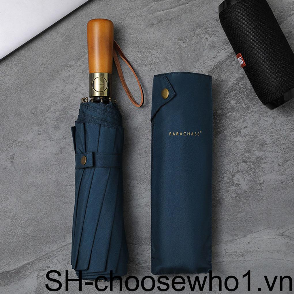 (runbu) Dù Gấp Tự Động Hai Lớp Bumbershoot Che Nắng Và Mưa Parasol Cho Du Lịch Nam Và Nữ