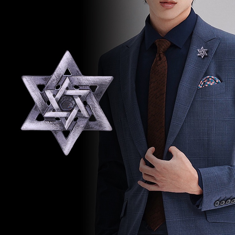 Ghim Cài Áo Vest Hexagram Hoàn Hảo Cho Bất Kỳ Occasion