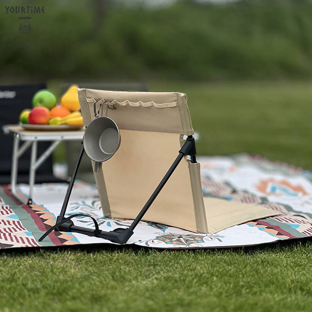 Đệm Tựa Lưng Cắm Trại Khung Hợp Kim Nhôm Có Thể Gấp Gọn Tiện Dụng