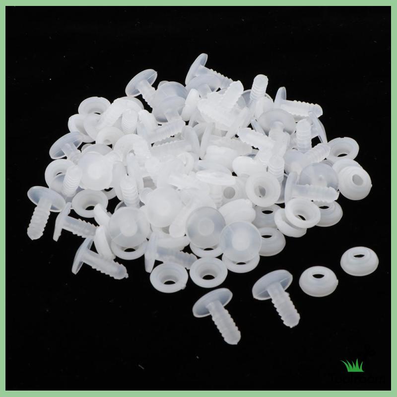 Khớp Nối Màu Trắng 15mm Cho Búp Bê Nhồi Bông