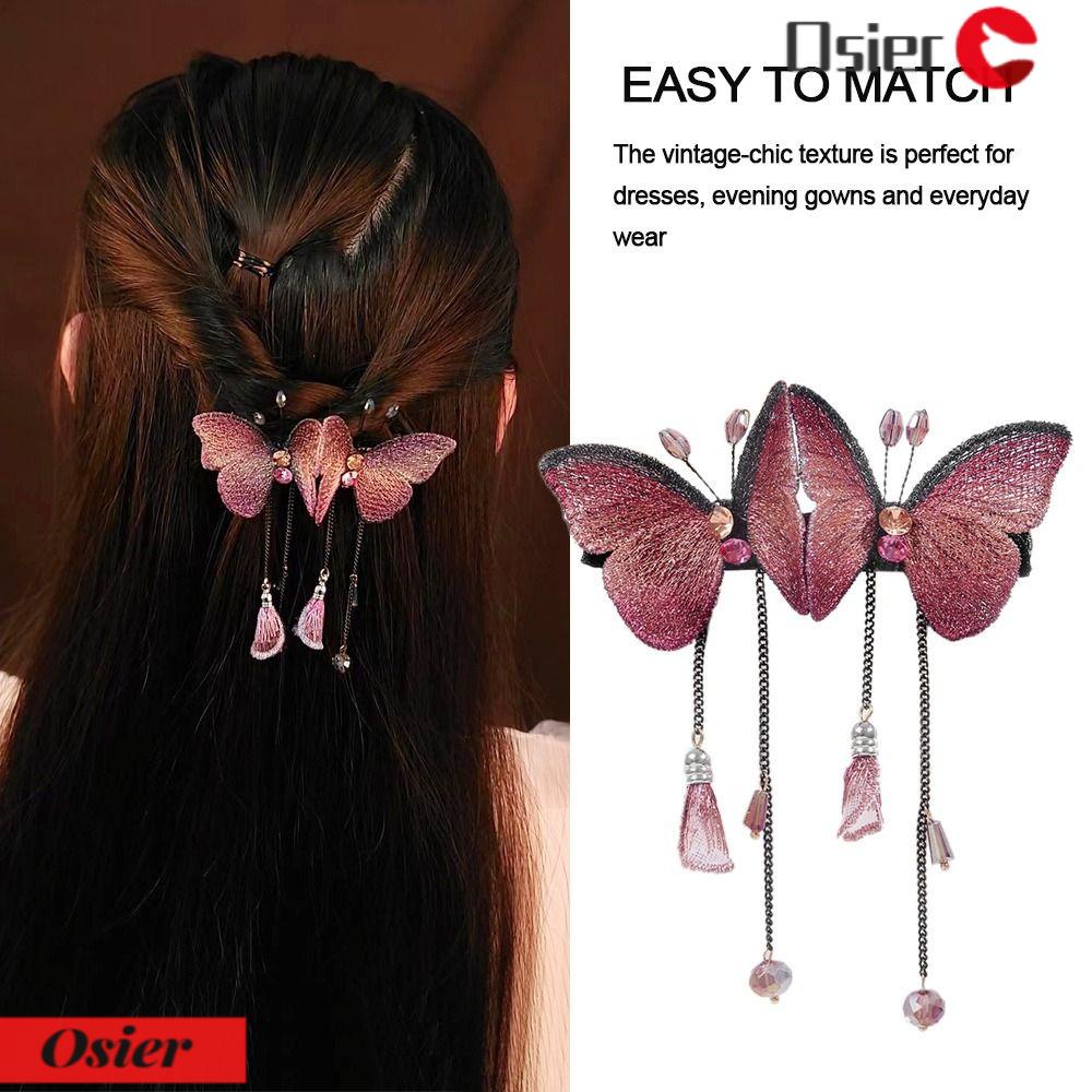 Kẹp Tóc Tua Rua Thiết Kế Mới Cho Nữ