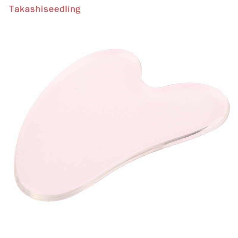 (Takashiseedling) Bảng Gua Sha Pha Lê Tự Nhiên Mát Xa Mặt Và Cơ Thể