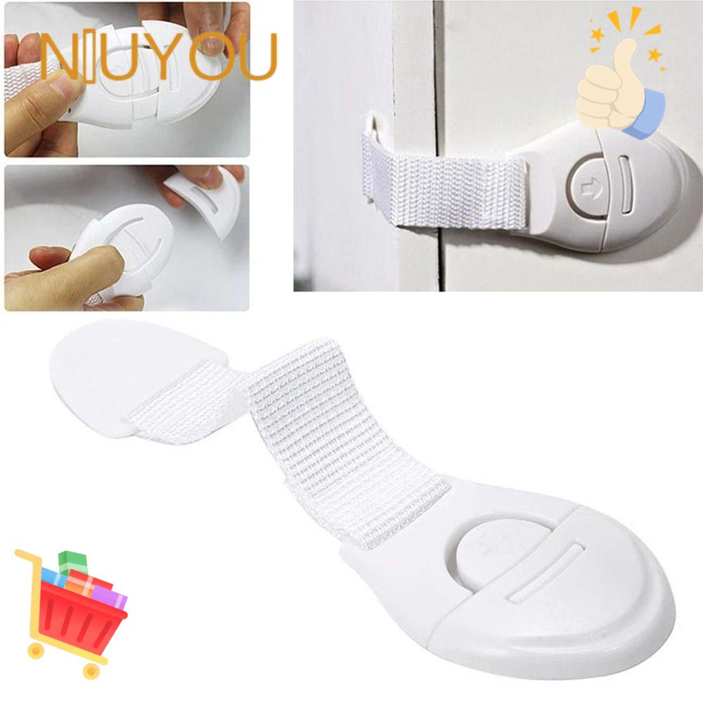 NIUYOU Set 6 Dây Khóa Cửa Tủ Đa Năng Bảo Vệ An Toàn Cho Bé