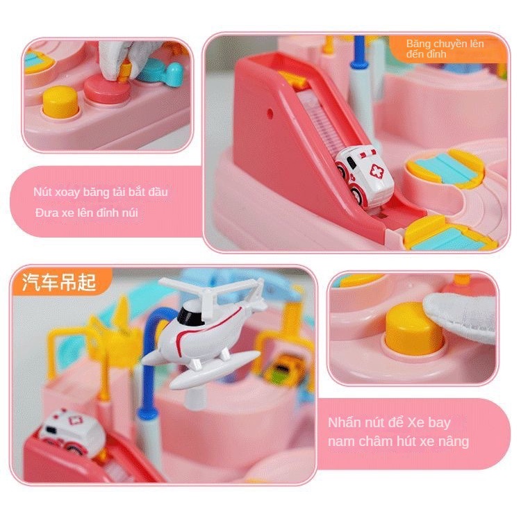 Bộ Đồ Chơi Đường Ray Xe Lửa Luyện Tập Trí Não Cho Bé