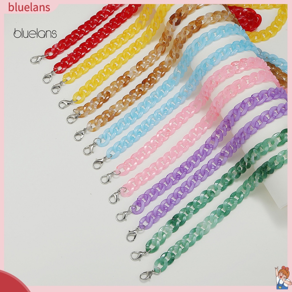 Dây Đeo Mắt Kính Bằng Acrylic Màu Sáng Đa Năng Thoải Mái