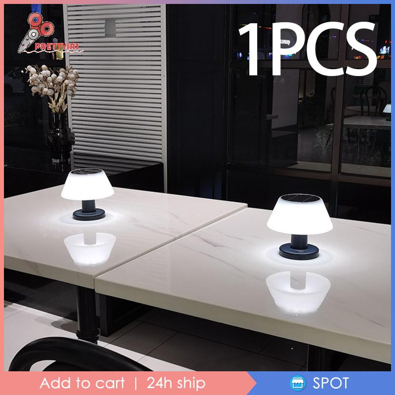 [Prettyia1] Đèn LED Để Bàn Năng Lượng Mặt Trời Ban Đêm Có Thể Sạc Lại