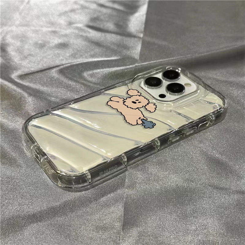 Ốp Điện Thoại Mềm Trong Suốt Họa Tiết Chú Cún Đáng Yêu Cho Iphone14promax 8 / 1312 11 / plus Fart 7 xr