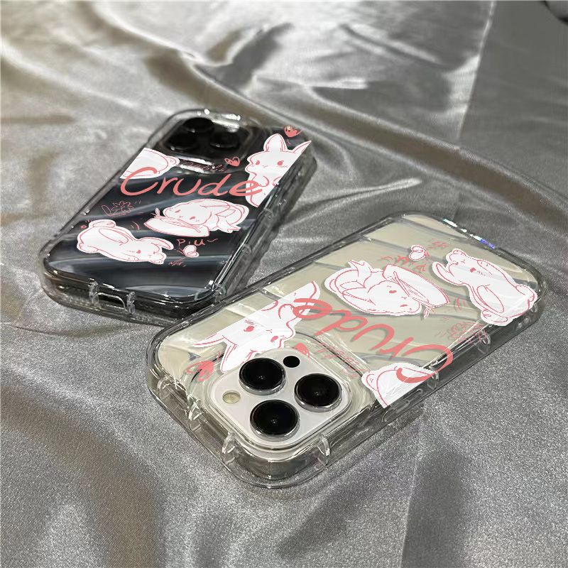 Ốp Điện Thoại Mềm Trong Suốt Hình Thỏ Bunny 0DTQ 711 Cho iPhone14promax / xrsins 1312