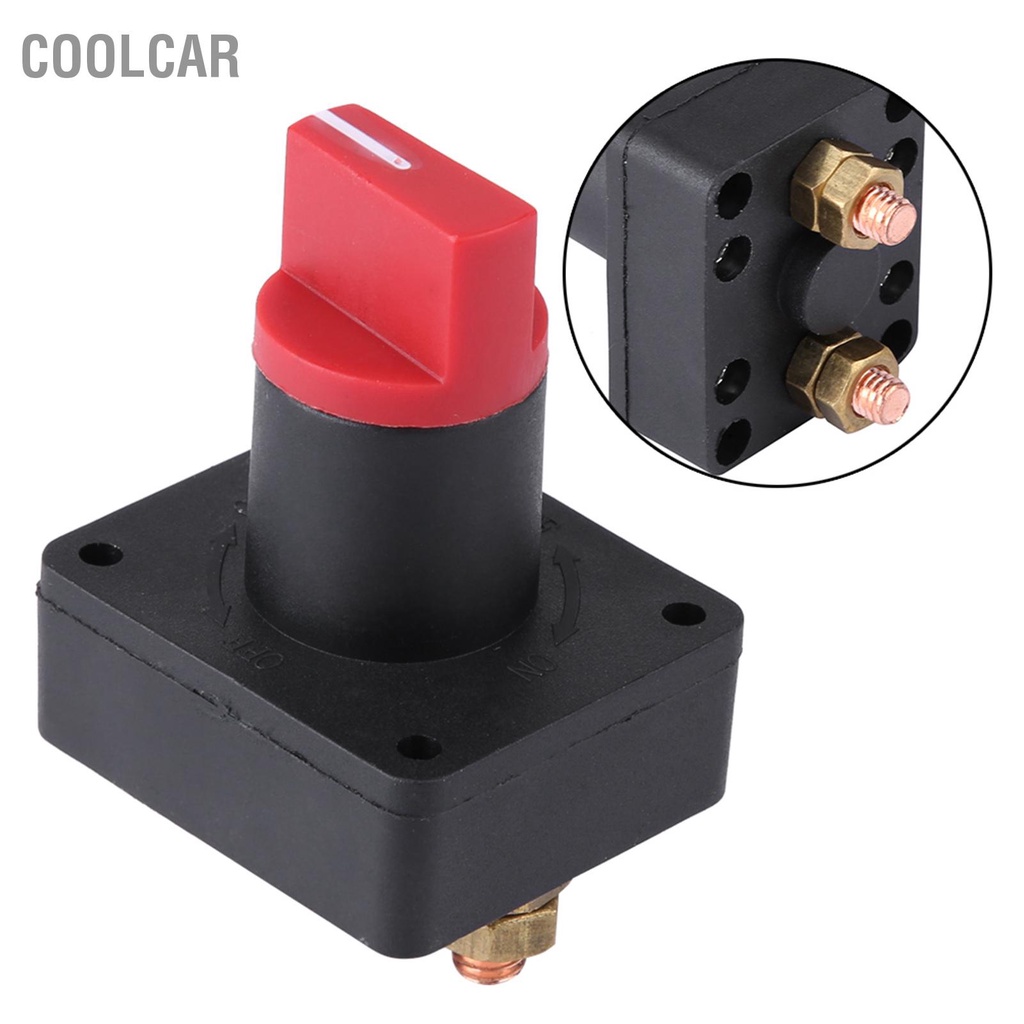 CoolCar 6MM 300A Xe tải Thuyền cách ly ắc quy Ngắt kết nối Công tắc tắt nguồn
