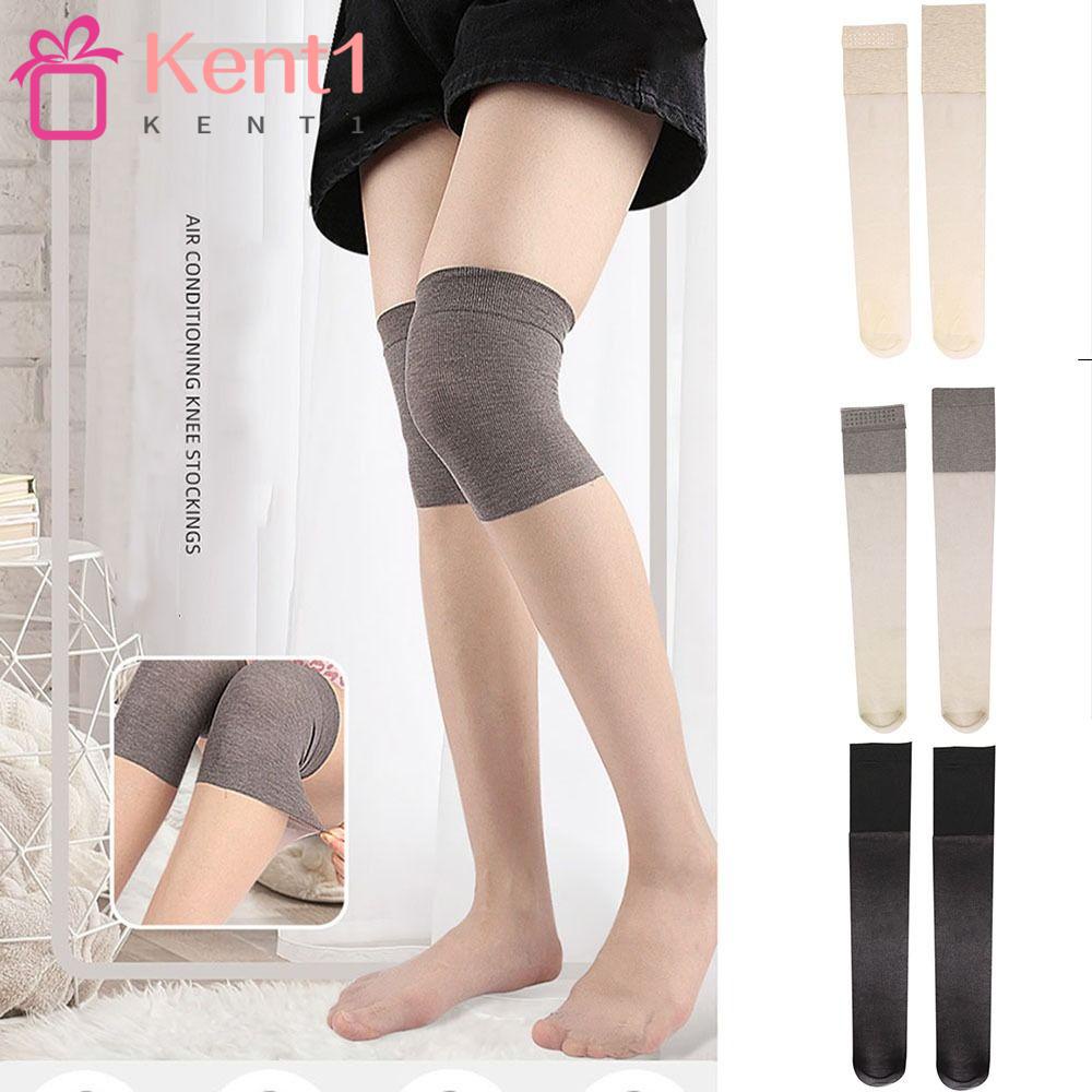 KENT1 Vớ Bảo Vệ Đầu Gối Bằng Silicone Chống Móc Chất Lượng Cao Cho Mùa Hè