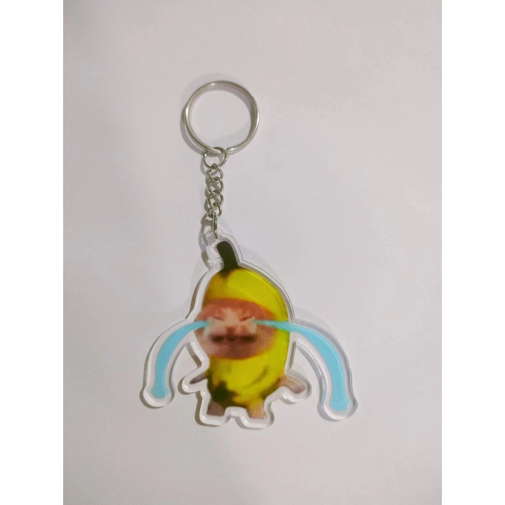 6cm móc khoá mèo khóc