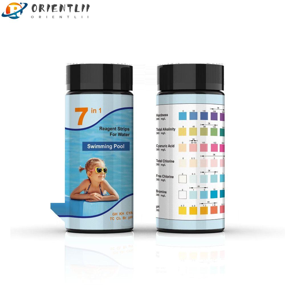 Bộ Dụng Cụ Kiểm Tra Vấn Đề Nước Bể Cá 7 Trong 1 Độ Chính Xác Cao 100ct