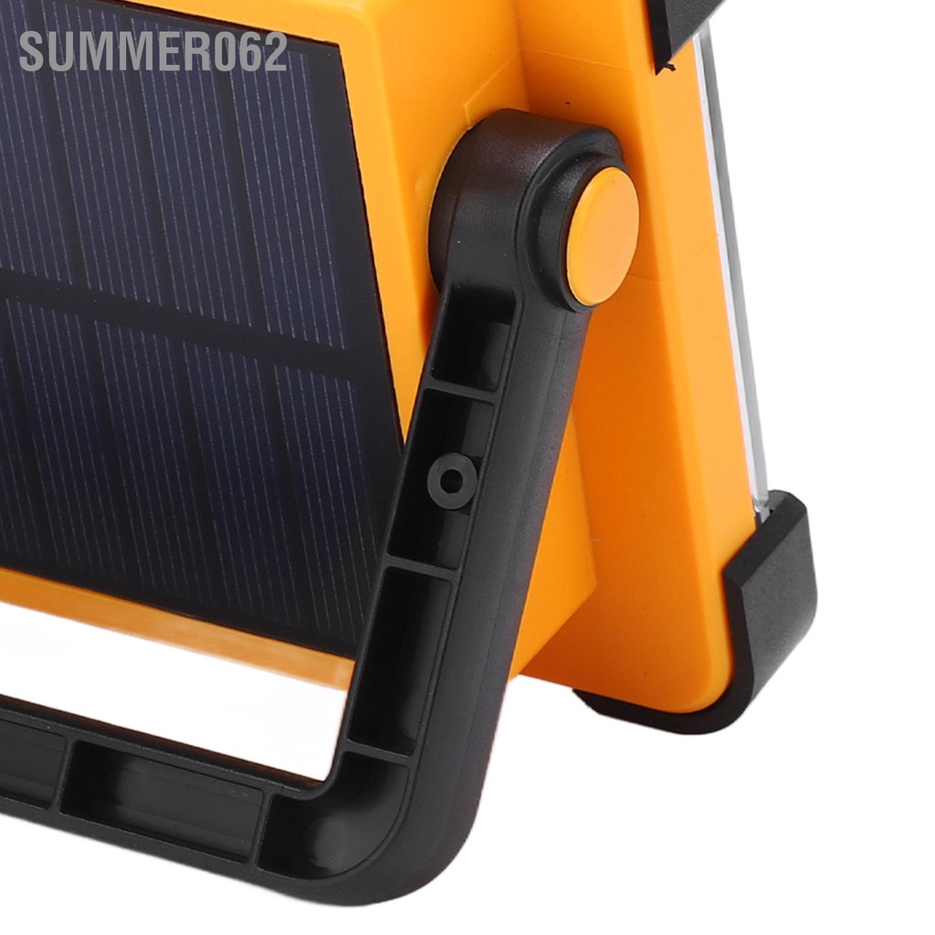 Summer062 Đèn LED Làm Việc 100W Năng Lượng Mặt Trời Sạc USB 4 Chế Độ Ánh Sáng Di Động Chống Bụi Sốc Dụng Cụ Chiếu Ngoài Cho Cắm Trại