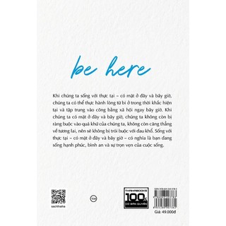Sách - Be here – sống với thực tại