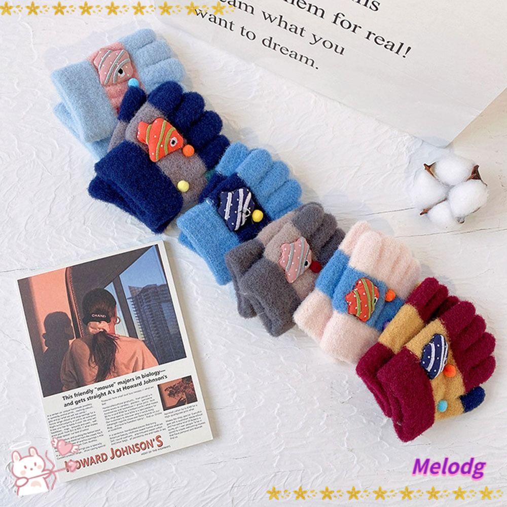MELODG Găng Tay Giữ Ấm Dành Cho Trẻ Em 2-4 Tuổi 2-4 Tuổi
