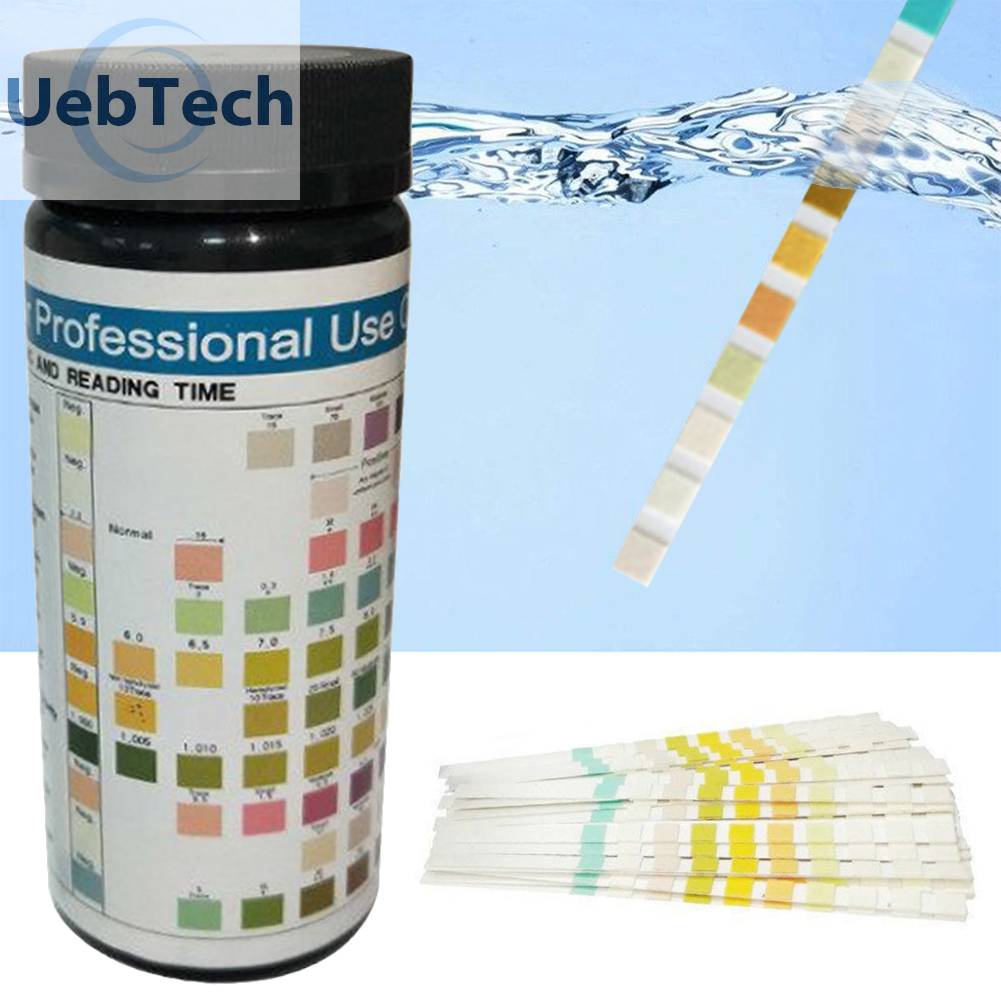 Set 100 Giấy Kiểm Tra Axit Alkali URS-10T Cho Bể bơi