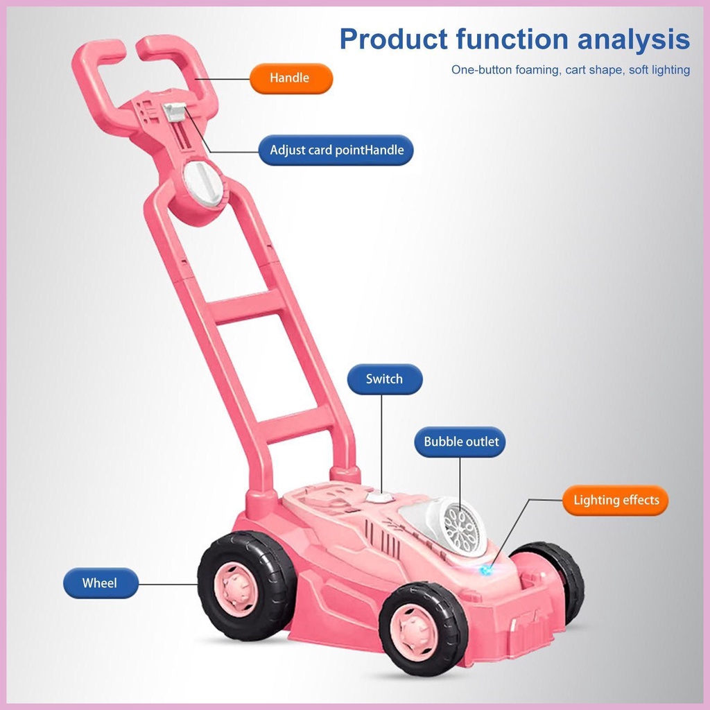 Máy Thổi Bong Bóng Tự Động Có Đèn Vui Nhộn Cho Bé