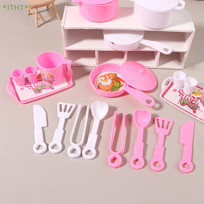 1 Bộ Dụng Cụ Nhà Bếp Đồ Chơi Búp Bê Gồm Xẻng + Khay + Xẻng + Cốc Nước + Muỗng Xúc Đất Trang Trí Nhà Búp