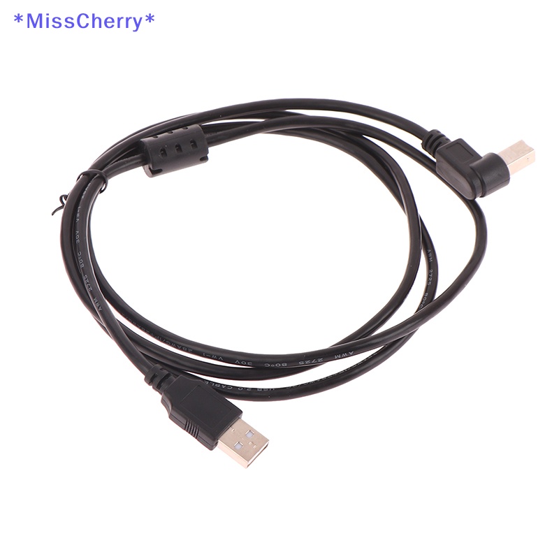 1 Dây Cáp Nguồn USB 2.0 A-B Male Sang Male Cho Máy In / Máy In / Scan / USB 0.5CM 1.5M Black El 90 Mới