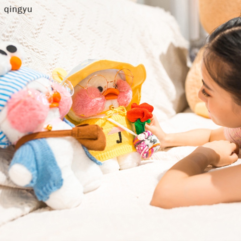 Thú Nhồi Bông Hình Chú Vịt Vàng 30cm Mềm Mại Phong Cách Hàn Quốc