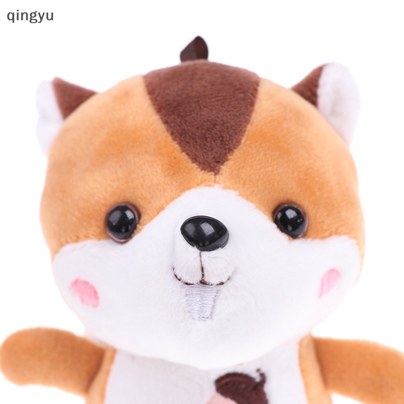 Móc Khóa Hình Chú Sóc Nhồi Bông Đáng Yêu