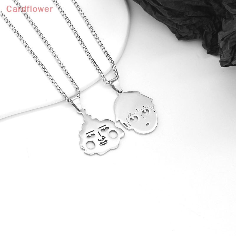 Vòng cổ Thép Titan 100 Mặt Hình Mob Psycho Dễ Thương Cho Cặp Đôi