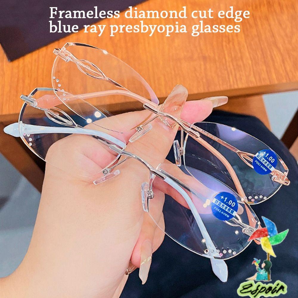 ESPO Kính Đọc Sách Đính Đá Lấp Lánh Phong Cách Vintage Thời Trang