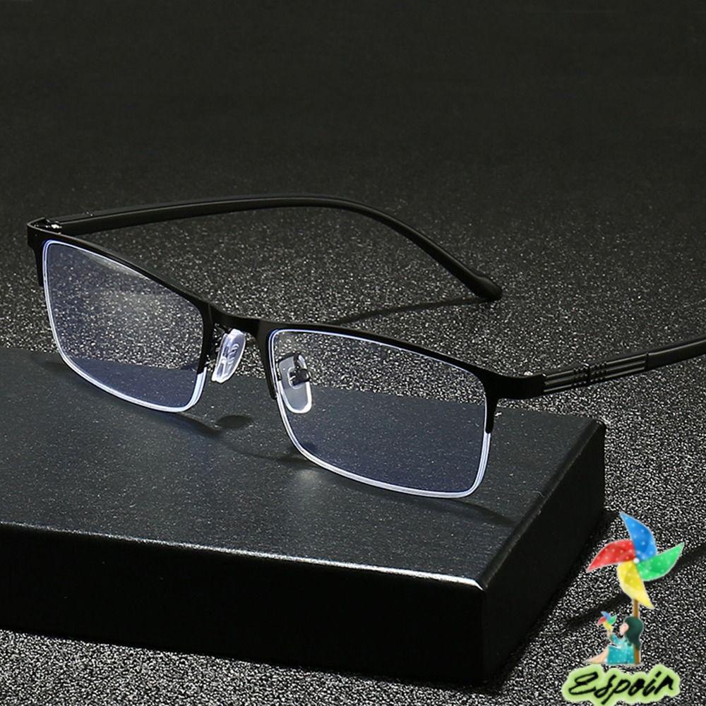 ESPO Kính Đọc Sách Nửa Gọng Chống Ánh Sáng Xanh Phong Cách Vintage