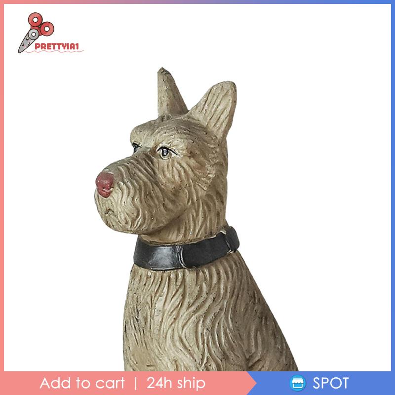 Đồ trang trí Chú Chó Bằng Nhựa Resin Chống Thấm Nước Trang Trí Ngoài Trời