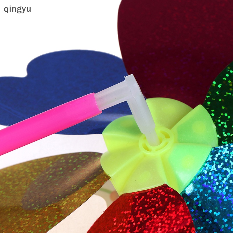 Chong Chóng Gió Đính Kim Sa Nhiều Màu Trang Trí Sân Vườn Cho Bé Kẹp Tóc PLI PLI Chất Lượng Cao Chuyên Dùng