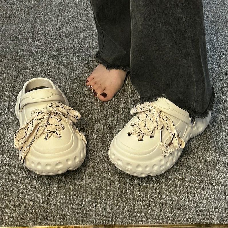 FEIJIANU dép Cross dép sandal nữ giày đi biển đáng yêu thoải mái27Z23070321