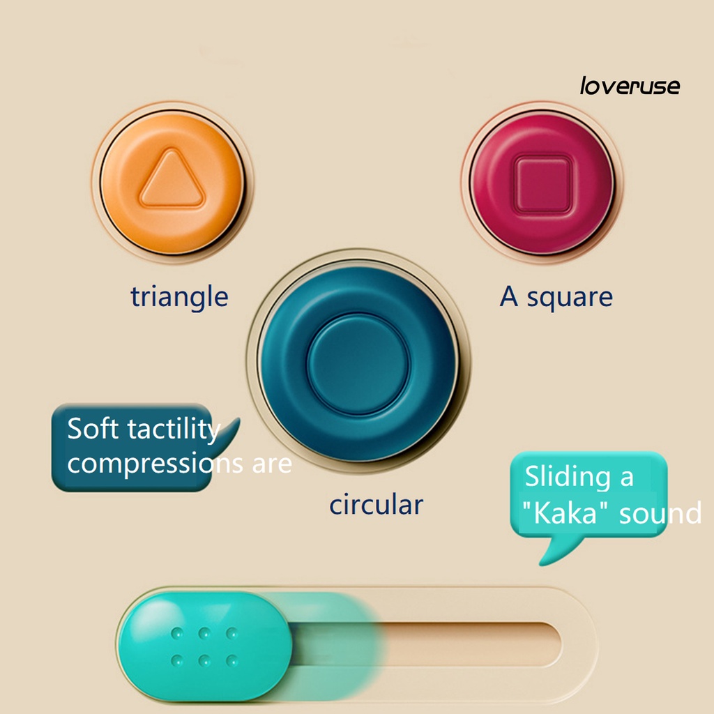 Loveruse Đồ Chơi Tàu Lửa ABS Không Gian Dạng Nhấn Cảm Ứng Thoải Mái Chống Rơi Vui Nhộn Làm Quà Sinh Nhật Cho Bé