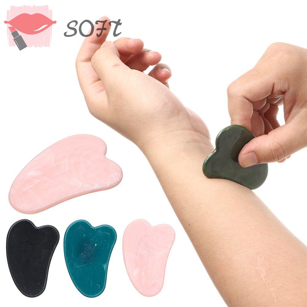 SOFTNESS Bảng Guasha Bằng Nhựa Chuyên Dụng Cho SPA