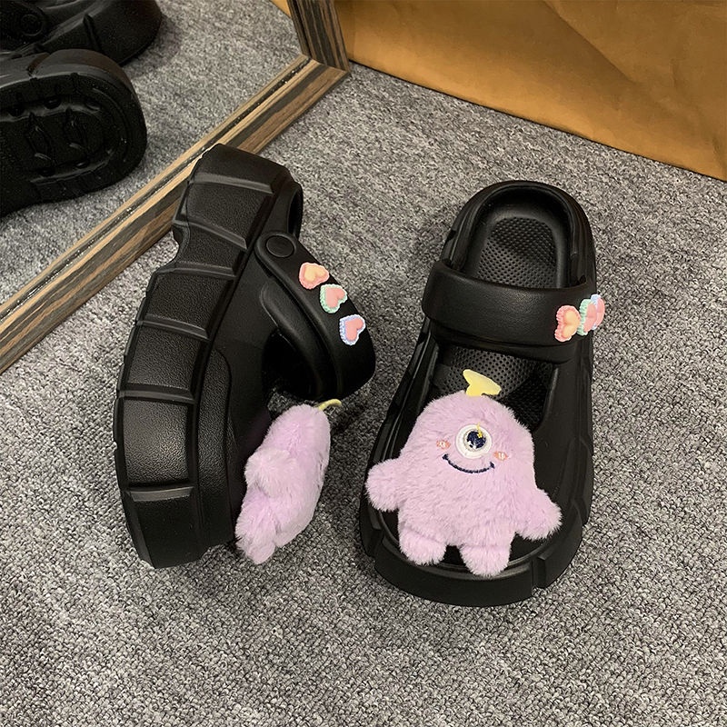 ISAHINI giày sandal nữ crocs dép nữ Dép đi biển 2023NEW 26Z23070108