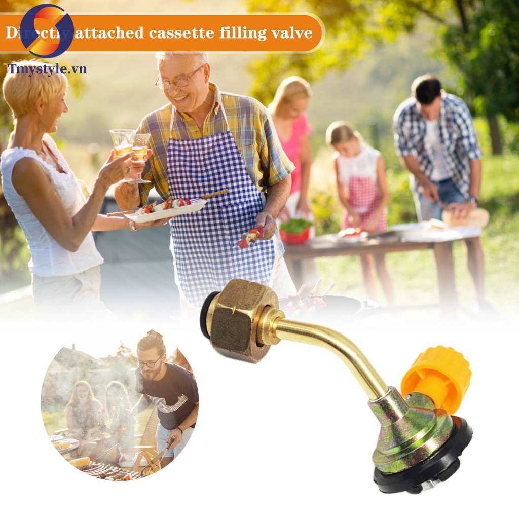 Van Nối Bình Khí Butan Hình Băng Cát Sét Độc Đáo Tiện Dụng Khi Đi Cắm
