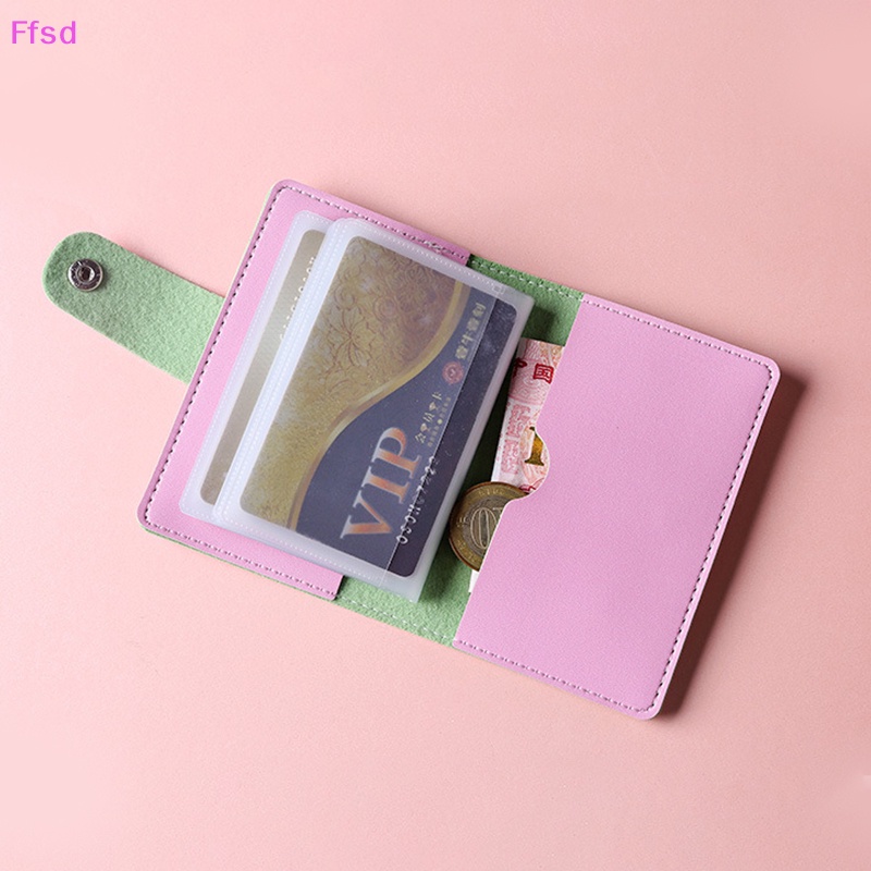 Ví Da PU 26 Ngăn Đựng Thẻ ID / Tên / Danh Thiếp Họa Tiết Động Vật / Trái Cây