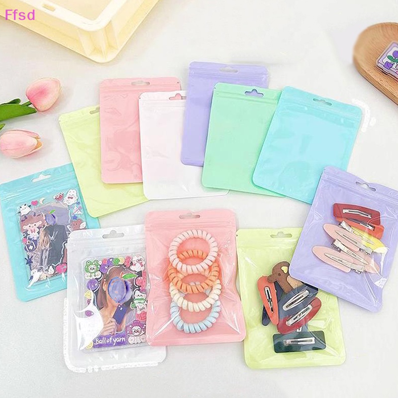 Set 10 Túi Đựng Thẻ Ảnh Thần Tượng Kpop Màu Kẹo