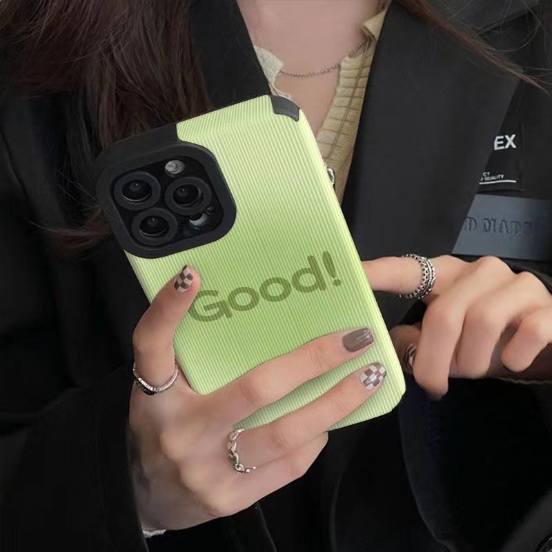 Ốp Điện Thoại Da Mềm Chống Rơi In Chữ Cho iPhone 7plus 11 12 7 / 8 12Pro 8plus xr xsmax x 11Promax 14 13 14plus 11Promax